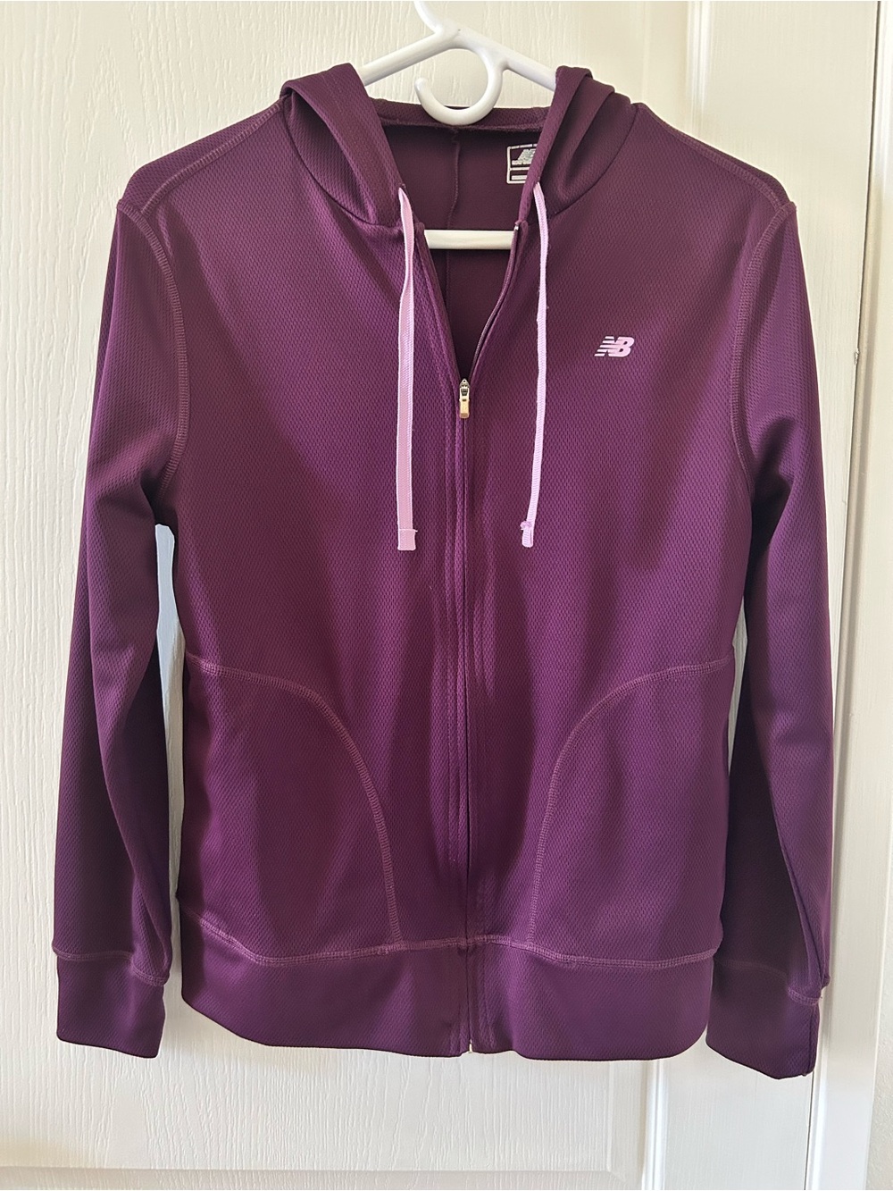 New Balance Purple Lightweight Athletic Zip Up Hoodie Small - Picture 2 of 7